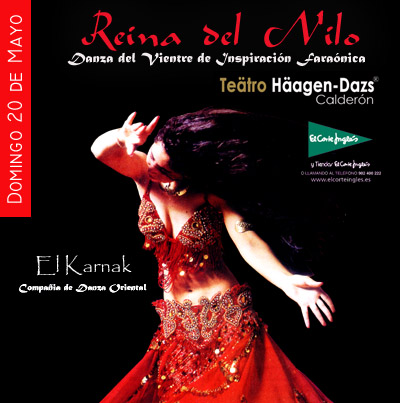 Espectaculo Danza Oriental de Yasmina Andrawis Reina del Nilo Teatro Calder�n de Madrid
