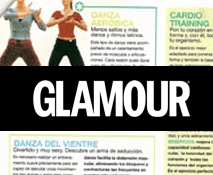 Reportaje en la revista de tendencias y moda Glamour, donde entra en profundidad en lo beneficios de la danza oriental, teniendo a El Karnak como centro de referenci