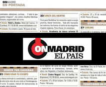 La Gu�a on Madrid, se hace eco de El Karnak como centro de referencia donde aprender a bailar la danza oriental